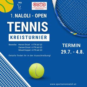 1. NaLoLi OPEN - Tennis Kreisturnier